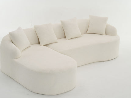 Combined Sofa With 4 Pillows