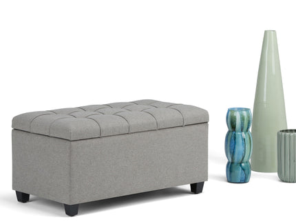 Sienna - Upholstered Storage Ottoman Bench