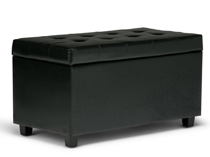 Cosmopolitan - Storage Ottoman - Midnight Black