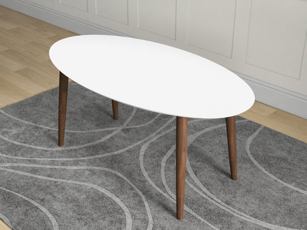 Ada - Mid-Century Modern Style Oval Dining Table