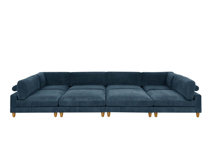 Modern Modular Sectional With Adjustable Back Support