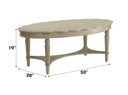 Fordon - French Antique Coffee Table - Ivory