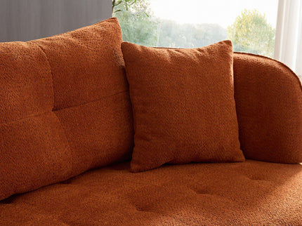 Modular Sofa, Durable Fabric, Solid Wood Frame, High Density Sponge Padding, Seating For 4