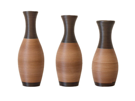 Designer Floor Vases, Large Vases For Home Decor Flooring (Set of 3)