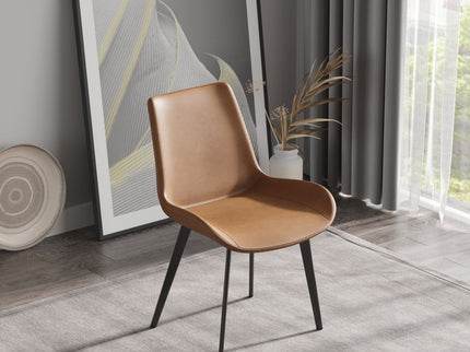 Modern Dining Chair Living Room Metal Leg Dining Chair (Set of 2)