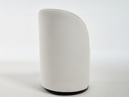 360 Degree Swivel Armless Dining Barrel Chair