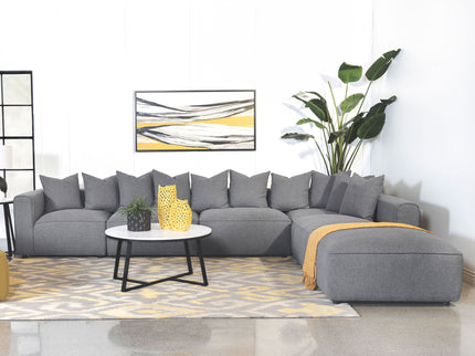 Amherst - Modular Sectional With Cushions - Gray