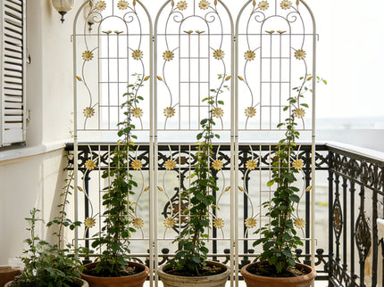 Metal Garden Trellis Rustproof Trellis For Climbing Plant Outdoor Flower Support