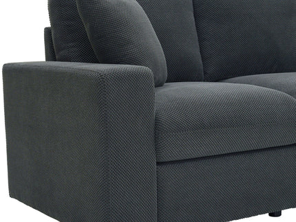 Sectional With 2 Ottomans