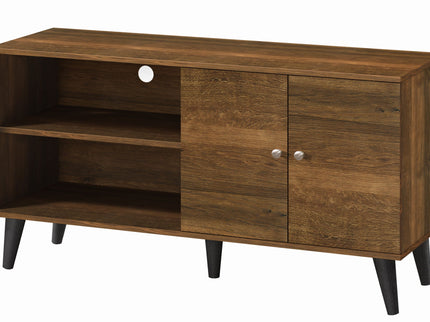 Amidon - TV Stand, With 2 Storage Shelves And 1 Cabinet