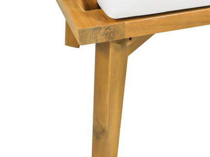 Patio Furniture Set, Outdoor Acacia Wood Patio Club Chair With Table