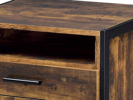 Juvanth - Rustic Nightstand - Oak