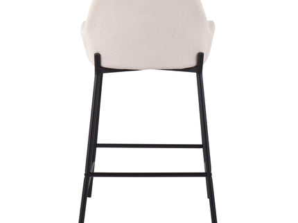 Daniella - Industrial Fixed Height Counter Stool (Set of 2)