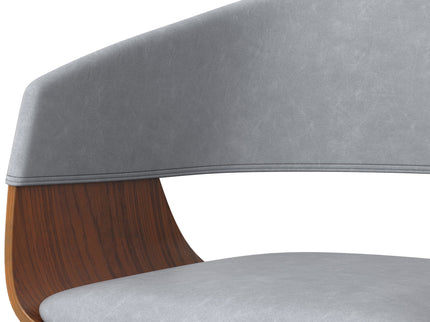 Lowell - Adjustable Swivel Bar Stool - Stone Gray