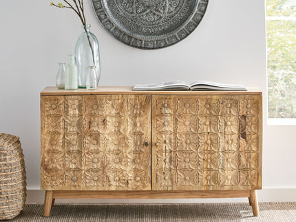 Boho - 2 Door Cabinet - Natural