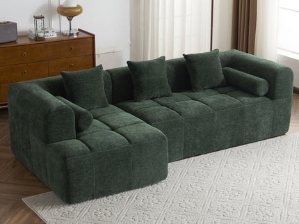 Sectional Free Combined Sofa With 2 Side Pockets
