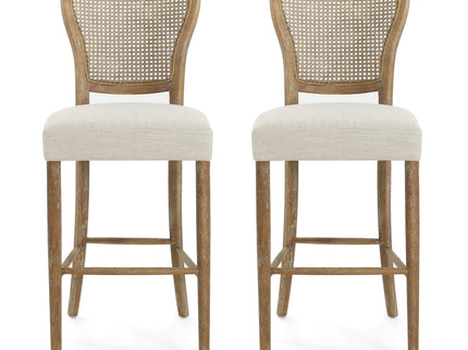 Barstool (Set of 2) - Dark Brown
