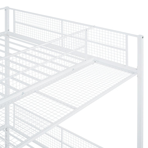 Bunk Bed With 5 Tier Shelves