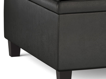 Ellis - Coffee Table Storage Ottoman Contemporary Design