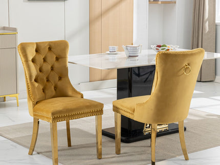 Nikki - Modern, High-End Tufted Dining Chair (Set of 2)