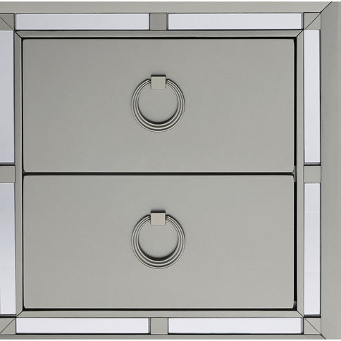 Chloe - Nightstand - Gemstone Silver