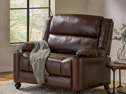 Tufted Design Wide Manual Recliner Chair