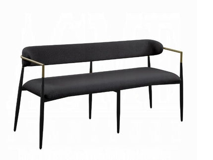 Jaramillo - Chenille Bench - Black