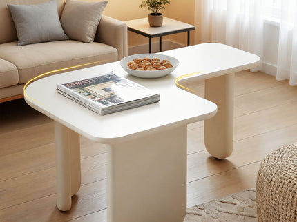 L-Shape Coffee Table For Living Room