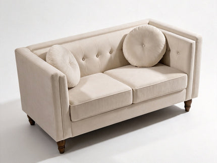 Chesterfield Loveseat 2 Seater Couch For Living Room
