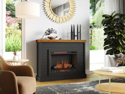 48" Fireplace With Mantel