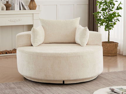 Single 360 Degree Swivel Chair For Living Room
