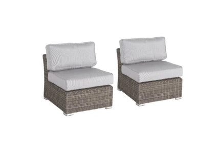 Outdoor Wicker Seating Group With Cushions