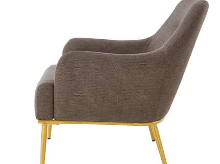 Modern Elegance Accent Chair With Curved Backrest