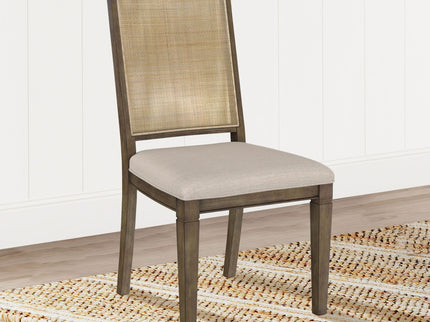 Stewart - Back Dining Side Chair (Set of 2) - Light Brown