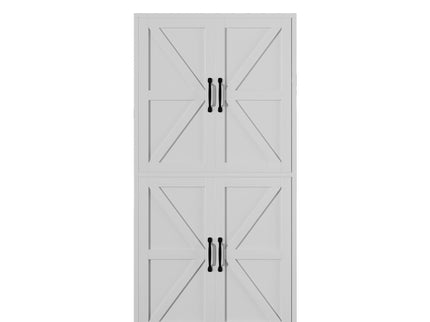Kitchen Pantry Cabinet With Adjustable Shelves, Heavy Duty Storage - White