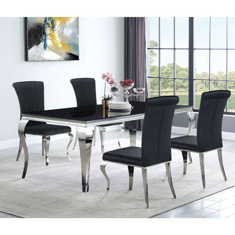 Elegant Upholstered Side Chairs (Set of 4)