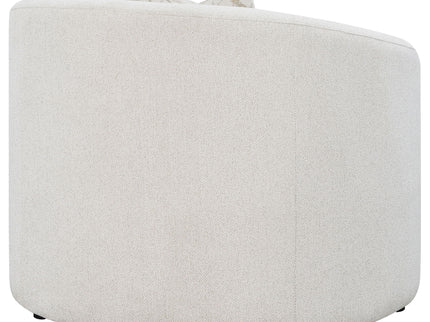 Rory - Sloped Arms Chair With Pillow - White