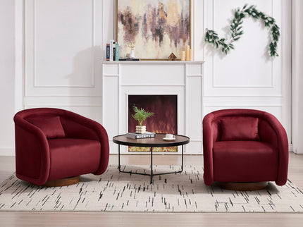 Swivel Accent Chair With 360 Degree Rotating