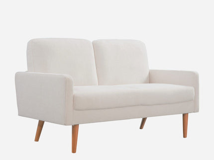Loveseat Sofa, European Style With Sleek Design, Modern & Vintage Flair, Upholstered 2 Seater Couch
