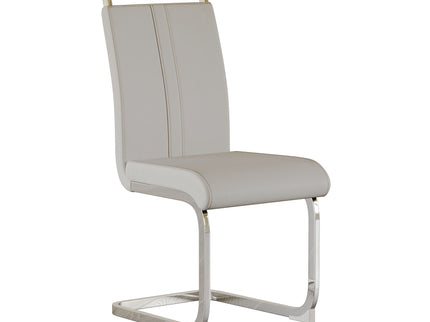 Modern Dining Chairs With Padded Seat, High Back
