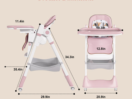 Adjustable Baby High Chair