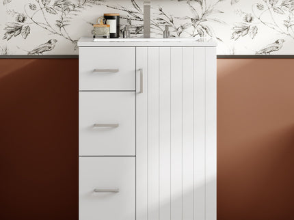 Bathroom Vanity With Under Mount Sink, 2 Drawers And Soft Closing Door