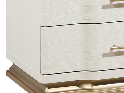 Lexington - 3 Drawer Nightstand - Beige