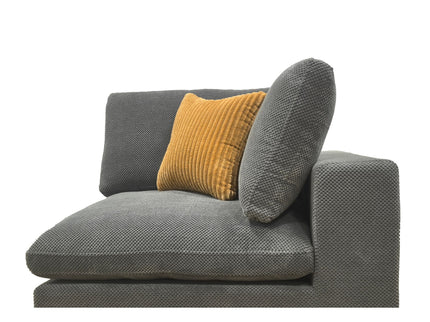 Custom Configuration Modular Sectional & Toss Pillows