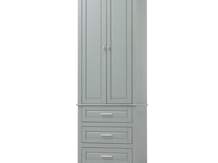 Tall Storage Cabinet With 3 Drawers For Bathroom