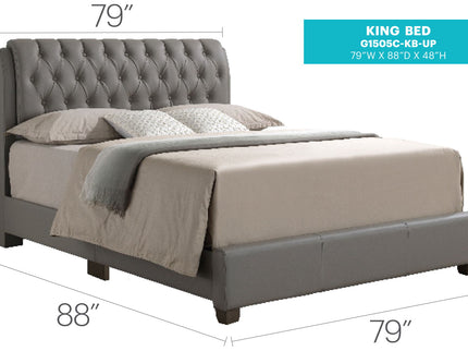 Tufted Upholstered Bed