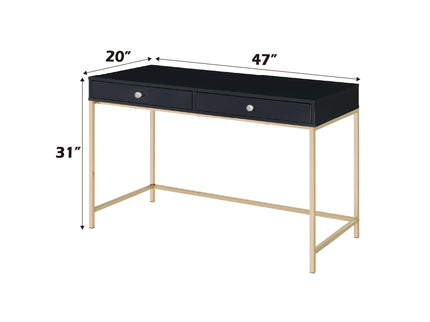 Ottey - High Gloss Writing Desk