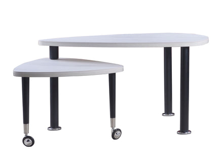 360 Degree Rotatable Coffee Table With Solid Legs