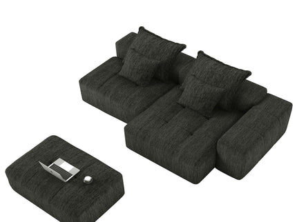 Modern Oversized Diy Combination Modular Sectional Sofa With Pillows