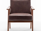 Dark Brown / Faux Leather